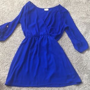 Blue dress
